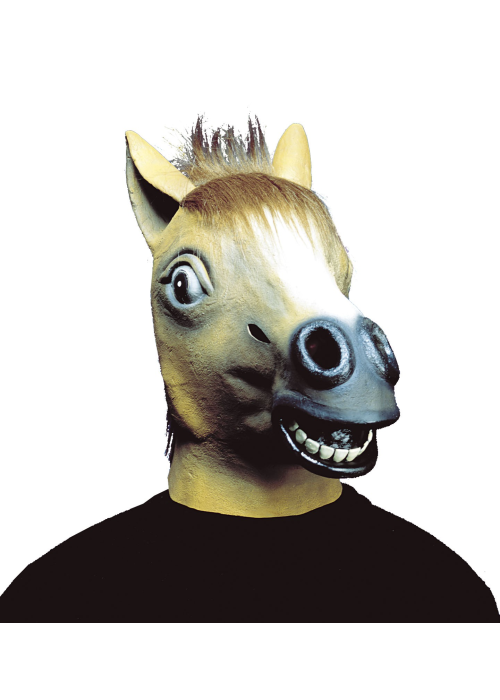 Mascara de Caballo con Pelo  - Mascaras y Antifaces