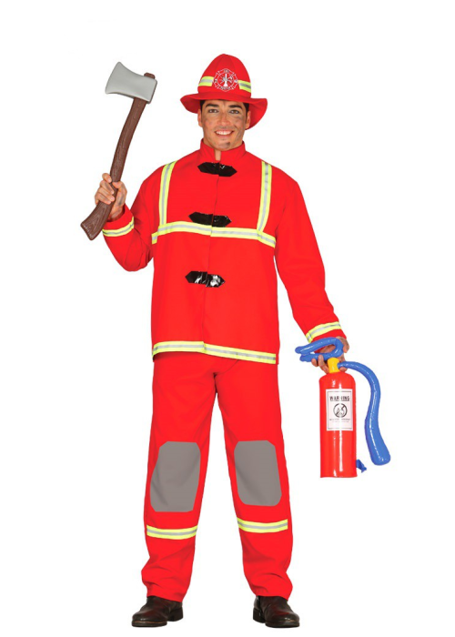 Disfraz de Bombero Extra - Disfraces de Bomberos Adultos