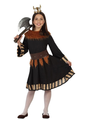 Disfraz de Vikinga Niña - Disfraces de Vikingos para Niñas