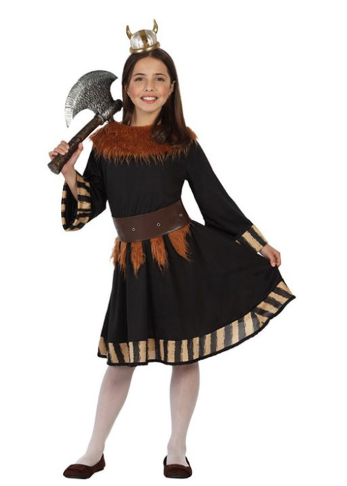 Disfraz de Vikinga Niña - Disfraces de Vikingos para Niñas
