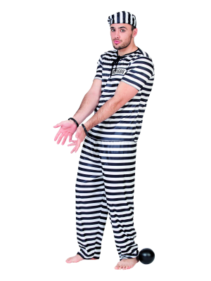 Disfraz de Preso - Disfraces de Policias y Presos para Hombres