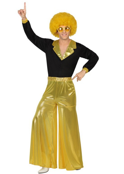 Disfraz de Disco Dorado Hombre  - Disfraces de Disco para Hombre