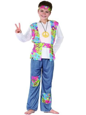 Disfraz de Hippie Peace Niño - Disfraces de Hippie para Niño