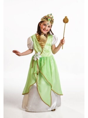 Disfraz de Princesa Verde Niña - Disfraces de Princesas para Niñas