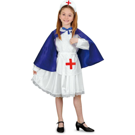 Disfraz de Enfermera Azul - Disfraces de Medicos y Enfermeras para Niñas