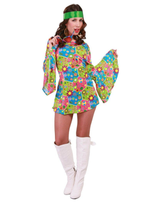 Acheter Costume Hippie de Fille de Fleur pour seulement 16.00€ – Atelier de costumes en ligne