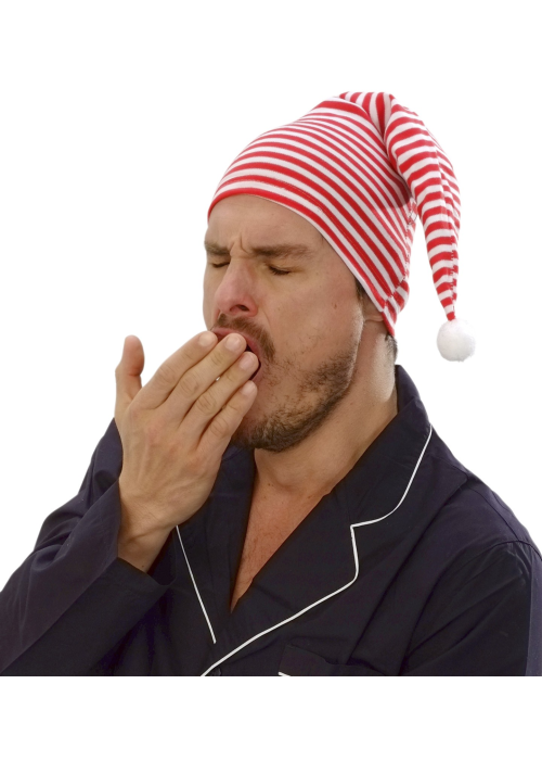 Gorro Dormilon Rojo y Blanco - Sombreros