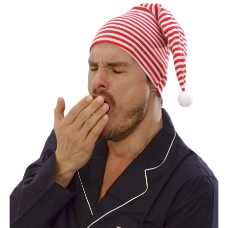 Gorro Dormilon Rojo y Blanco - Sombreros