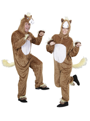 Disfraz de Caballo de Peluche - Disfraces de Animales Adultos