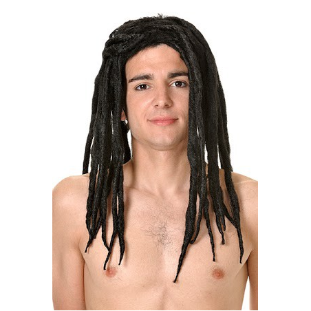 Peluca Rastas Negras - Pelucas