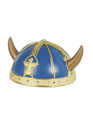 Casco Vikingo Azul - Sombreros