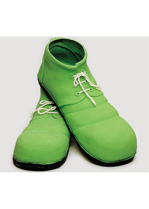 Zapatos de Payaso de Latex Verde - Zapatos y Cubrezapatos
