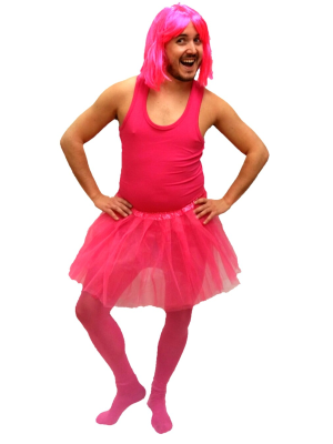 Disfraz de Bailarina Fucsia - Disfraces Despedidas de Soltero - Disfraces Despedida Soltero