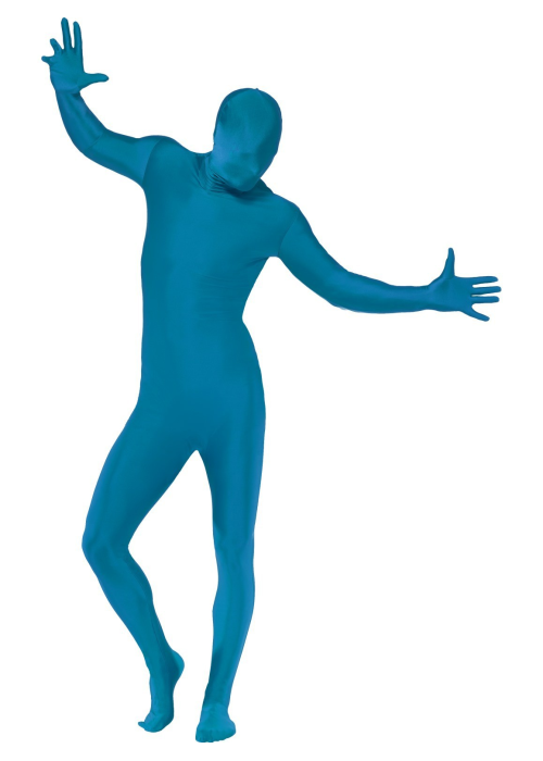 Disfraz de Sombra azul - Disfraces de Sombras y Musculos Adultos