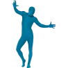 Disfraz de Sombra azul - Disfraces de Sombras y Musculos Adultos