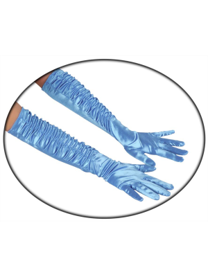 Guantes Largos Rizo Azul - Guantes