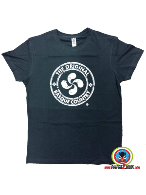 Camiseta de Original Basque Country Gris Plomo - Blusones, Camisas y Camisetas Regionales