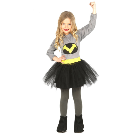 Disfraz de Bat Niña Heroina Infantil - Disfraces de Superheroinas para Niñas