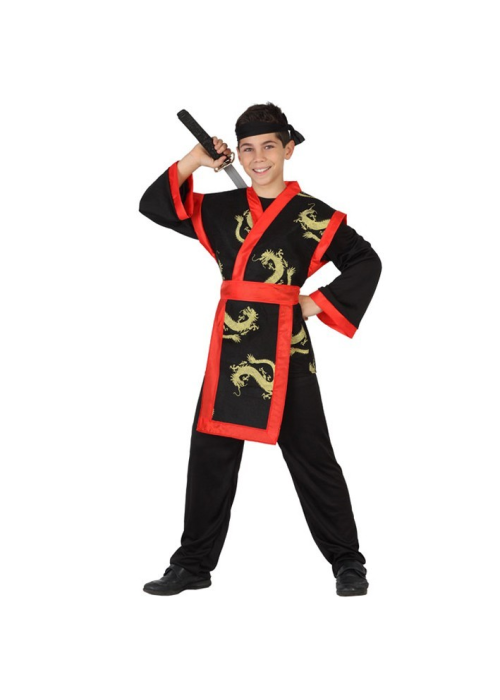 Disfraz de Samuray Dragon Niño - Disfraces Orientales para Niños