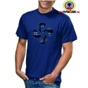 Comprar Camiseta Lauburu Azul Hombre - Camisas y Camisetas Regionales Hombre