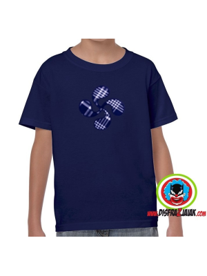 Camiseta Lauburu Azul Infantil - TRAJES REGIONALES