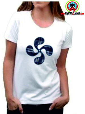 Camiseta Lauburu mujer - Camisas y Camisetas tradicionales mujer
