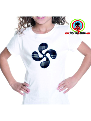 Camiseta Lauburu niña - Blusas y Camisetas Regionales Niña