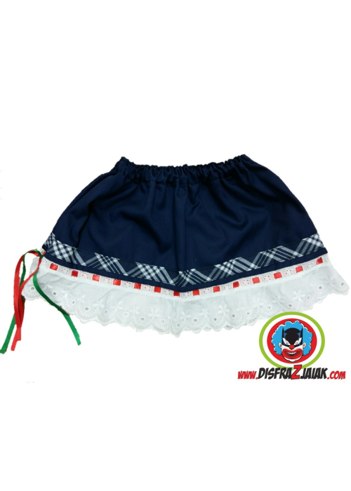 Comprar Falda Mahon con Puntilla Bebe - TRAJES REGIONALES