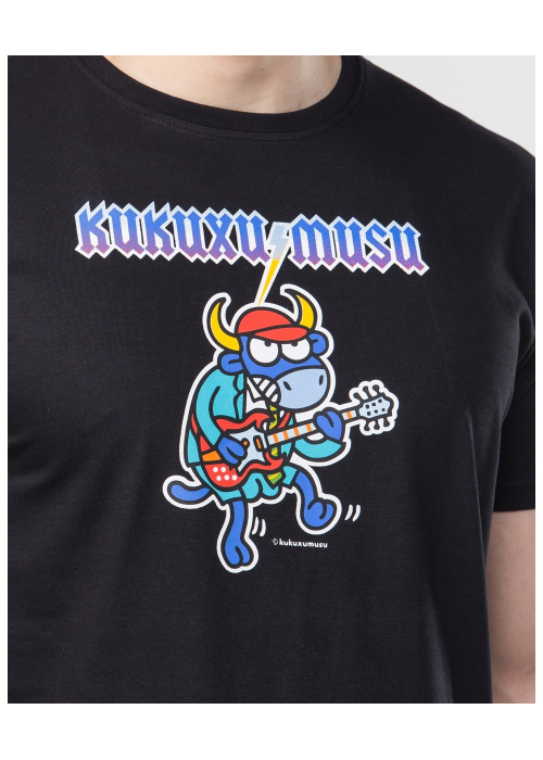 Camiseta Kukuxumuxu DC/AN Negra - Inicio