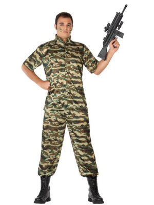 Comprar Disfraz de Militar Camuflaje Hombre - Disfraces Militares Adultos