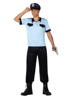 Disfraz de Policia Azul Hombre - Disfraces de Policias y Presos para Hombres