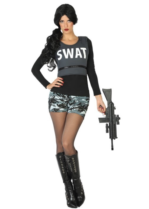 impaciente Orgullo lógica Comprar Disfraz de Policia Swat Sexy - Disfraces de Policias y Presos para Mujer impaciente Orgullo lógica Comprar Disfraz de Policia Swat Sexy - Disfraces de Policias y Presos para Mujer