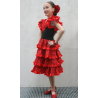 Disfraz De Sevillana Negro Y Rojo