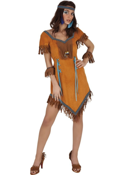 Disfraz de India Cherokee - Disfraces de Indios Adultos