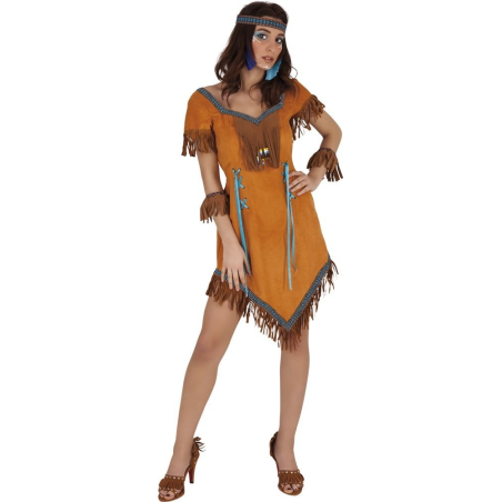 Disfraz de India Cherokee - Disfraces de Indios Adultos