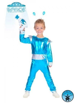 Disfraz de Galactico Azul Niño - Disfraces del Espacio para Niño