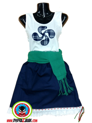 Conjunto Arrantzale completo Tirantes - Trajes Arrantzale Mujer