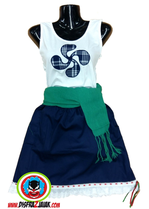 Conjunto Arrantzale completo Tirantes - Trajes Arrantzale Mujer