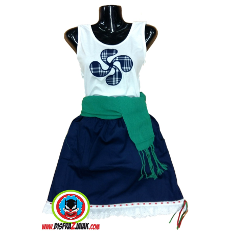 Conjunto Arrantzale completo Tirantes - Trajes Arrantzale Mujer