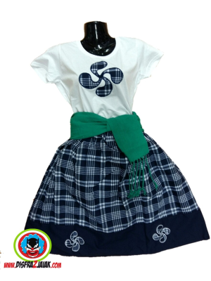 Conjunto Arrantzale Cuadros - Trajes Arrantzale Mujer