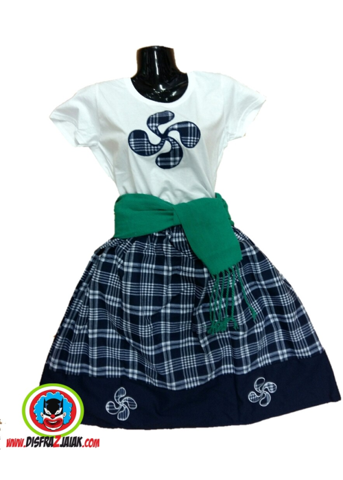 Conjunto Arrantzale Cuadros - Trajes Arrantzale Mujer