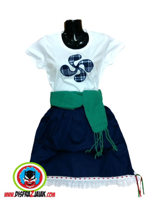 Conjunto Arrantzale Lauburu - Trajes Arrantzale Mujer