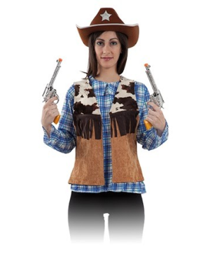 Chaleco de Vaquero Vaca Mujer - Corpiños y Chalecos