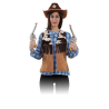 Chaleco de Vaquero Vaca Mujer - Corpiños y Chalecos