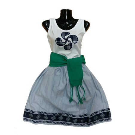 Traje de arrantzale mil rayas - Trajes Arrantzale Mujer