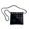 Bolso Cuadros Liso con Lauburu - Bolsos, Mochilas y Complementos