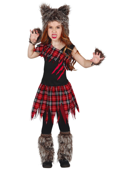 Disfraz de Loba Niña - Disfraces de Halloween Infantiles