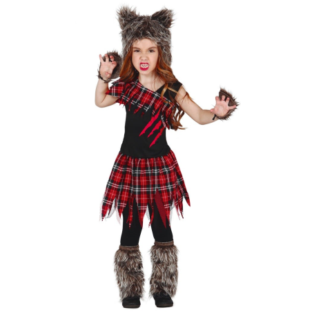 Disfraz de Loba Niña - Disfraces de Halloween Infantiles