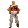 Disfraz de Zombie Destripado (Camiseta) - Disfraces de Halloween y Terror
