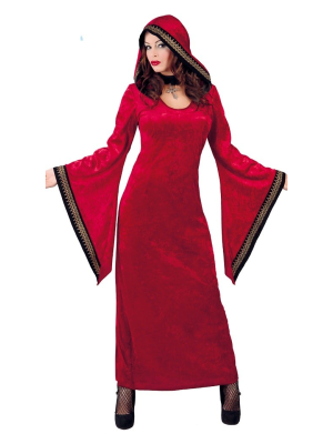Disfraz de Hechicera Roja - Disfraces de Brujas y Hechiceros para Mujer